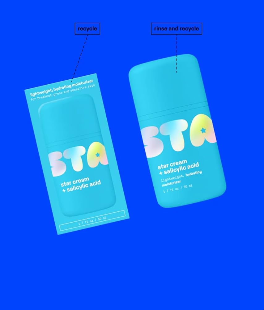 Star Cream + Salicylic Acid – Moisturizer Ligero para Piel Sensible y con Tendencia al Acné (50 ml)