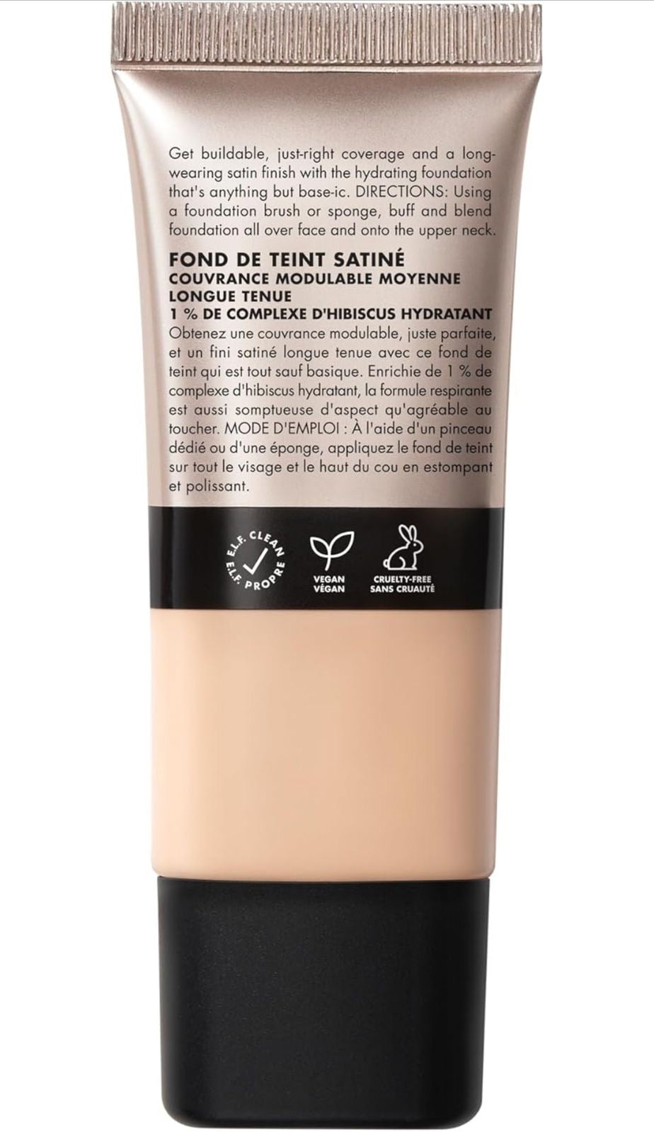 Elf Base De Maquillaje Soft Glam Satin Foundation 30 Ml