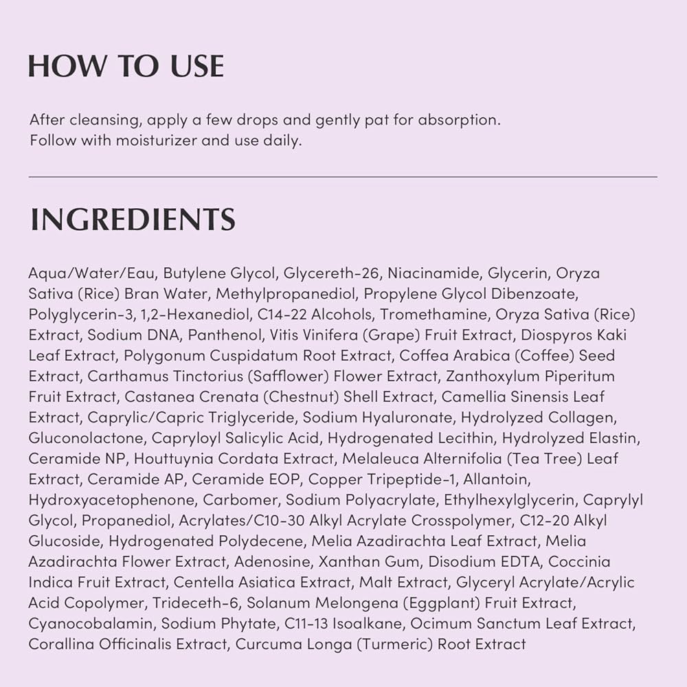 Eqqual Berry Purple PDRN Suero Facial con Retinal y Niacinamida - Serum Ácido Hialurónico - Péptidos con Extractos Naturales - Hidratación y Renovación Suave 30 ml