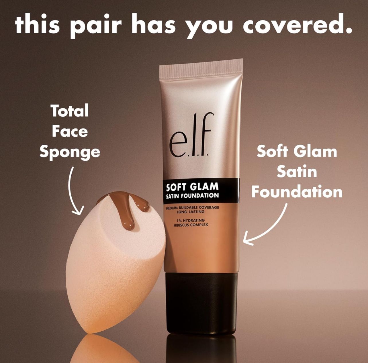 Elf Base De Maquillaje Soft Glam Satin Foundation 30 Ml