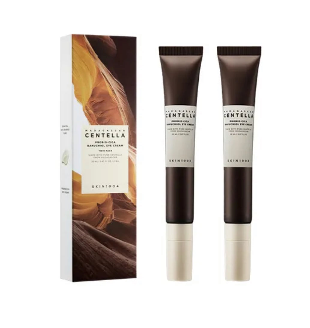 Skin1004 Crema para Ojos Madagascar Centella Probio-Cica Bakuchiol Eye Cream Twin Pack Set