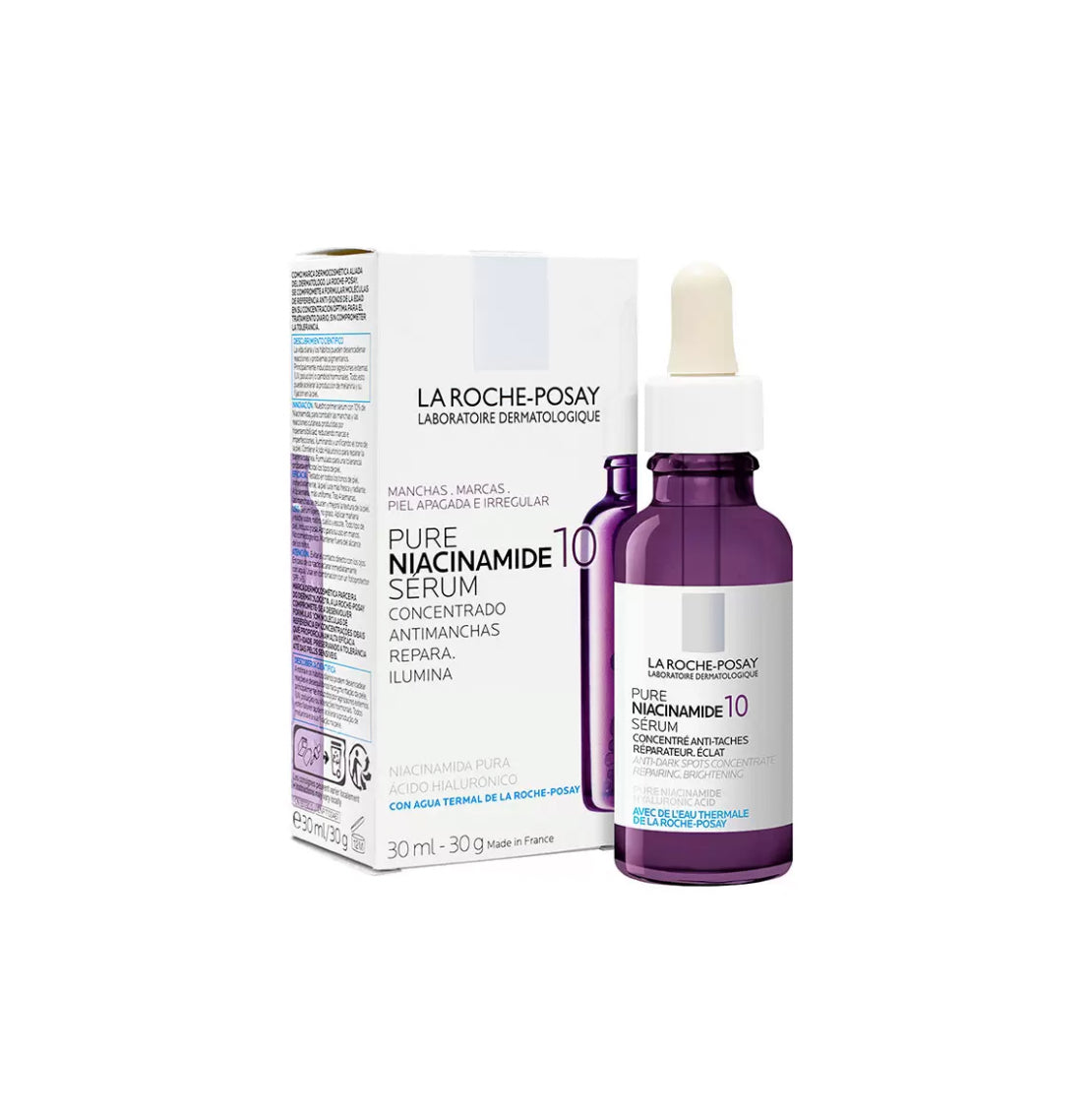 La Roche-Posay Niacinamide 10 Serum – suero anti-manchas y calmante