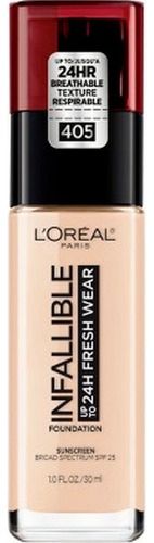 Maquillaje L'oreal Paris Infalible Hasta 24 Horas Fresh Wear