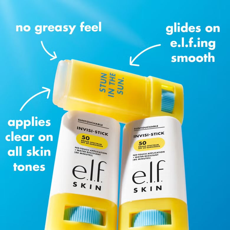 ELF Protector solar e.l.f. SKIN Suntouchable Invisi-Stick SPF 50