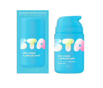 Star Cream + Salicylic Acid – Moisturizer Ligero para Piel Sensible y con Tendencia al Acné (50 ml)