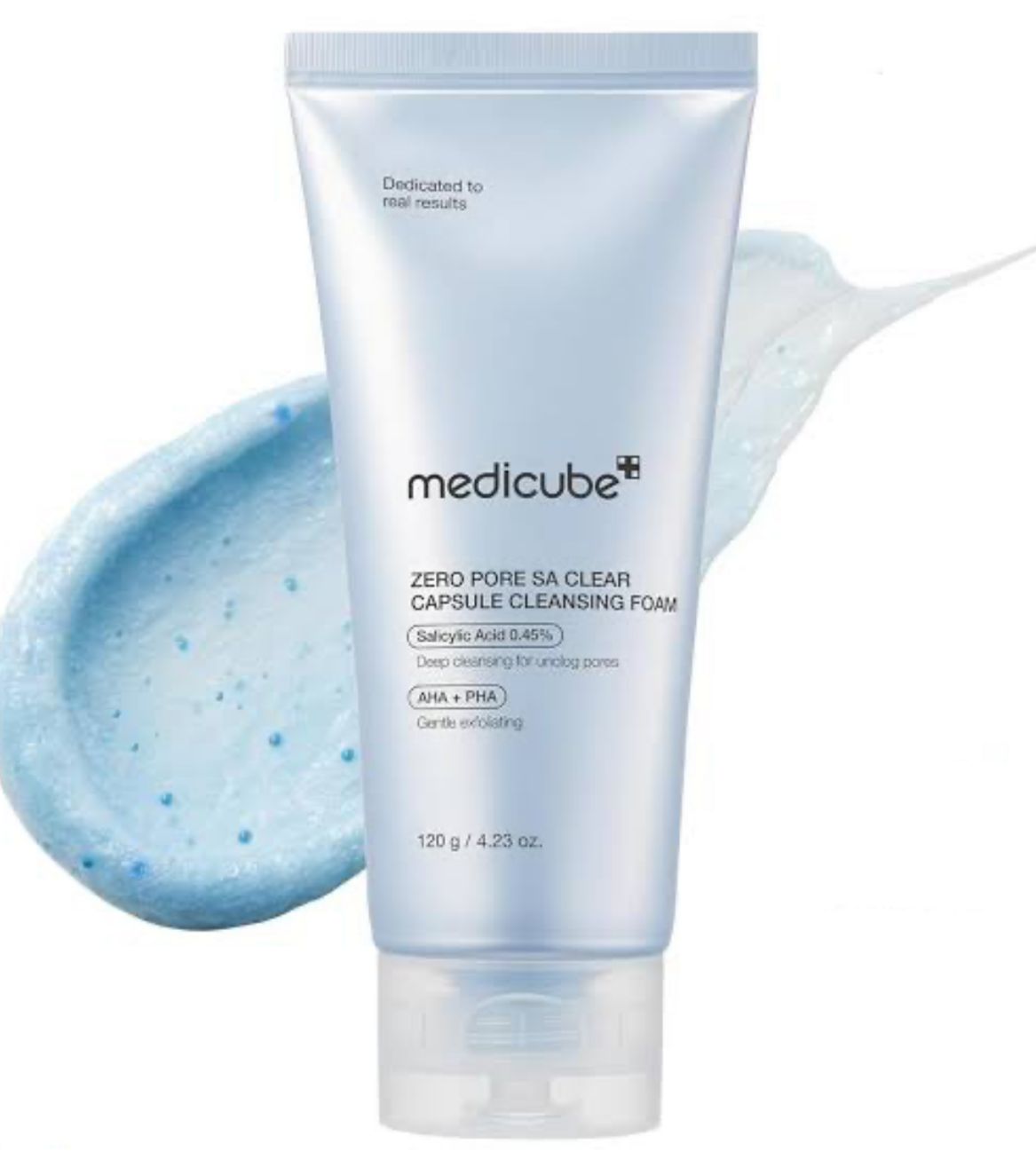 MEDICUBE Zero Pore SA Clear Capsule Cleansing Foam 120g