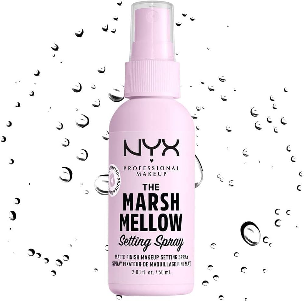 NYX Professional Makeup The Marshmellow Setting Spray – Spray Fijador de Maquillaje con Acabado Suave (60 ml)