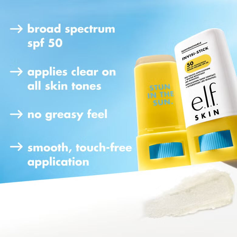 ELF Protector solar e.l.f. SKIN Suntouchable Invisi-Stick SPF 50