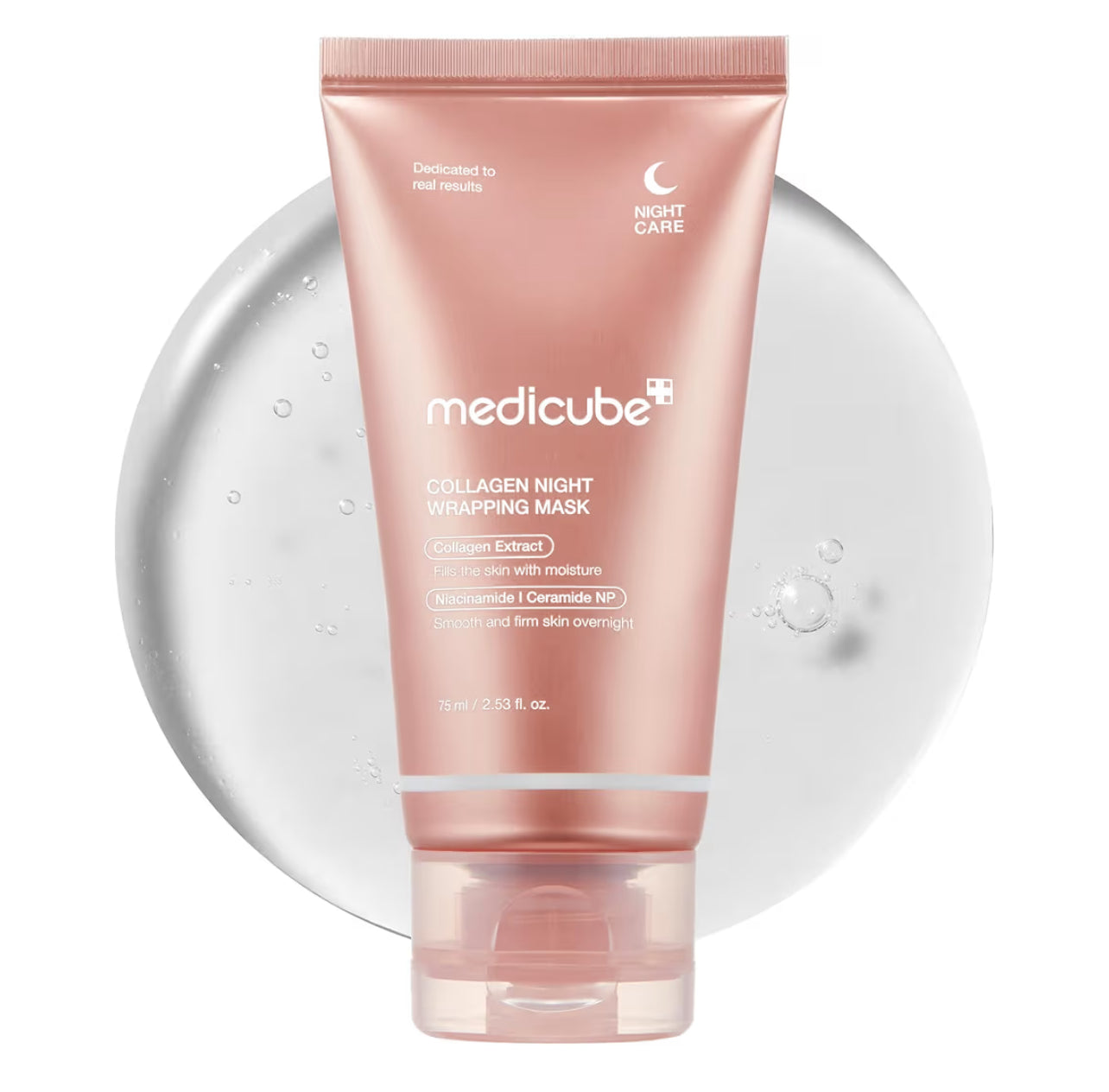 Medicube Collagen Night Wrapping Mask 75 ml – Mascarilla Nocturna Reafirmante con Colágeno, Niacinamida y Ceramidas