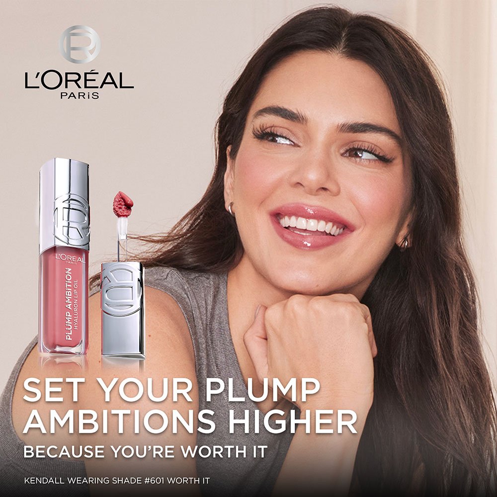 Loreal Paris Plump Ambition Hyaluronic Lip Oil – Brillo Voluminizador con Ácido Hialurónico