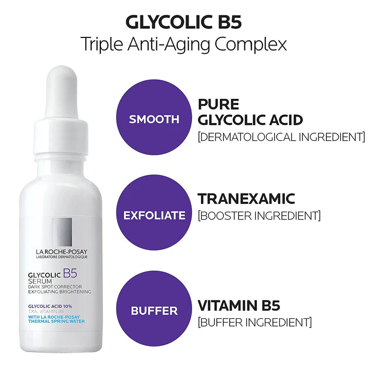 La Roche-Posay Glycolic B5 Serum – suero exfoliante con ácido glicólico y vitamina B5