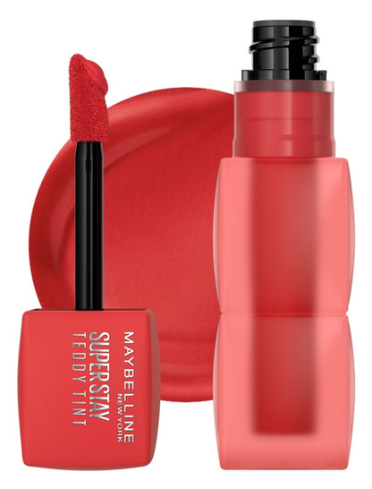 Maybelline SuperStay Teddy Tint – Tinta de Labios de Larga Duración