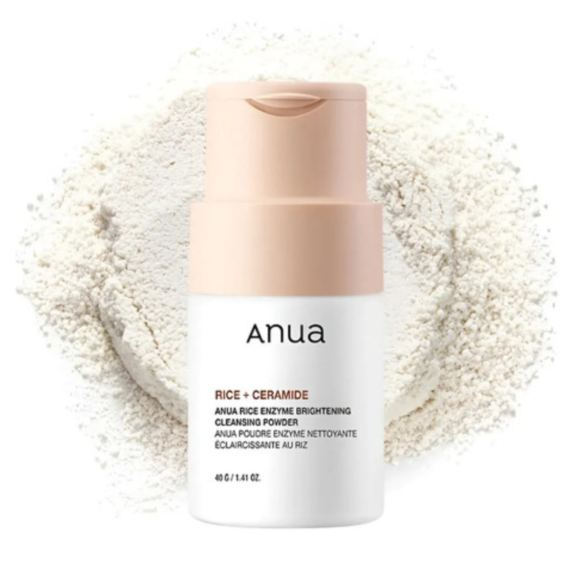 ANUA Rice Enzyme Brightening Cleansing Powder - Rice + Ceramide - 40 g