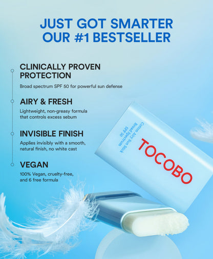 Tocobo Cotton Soft Sun Stick SPF50+ PA++++ Protector en Barra Solar 19 g