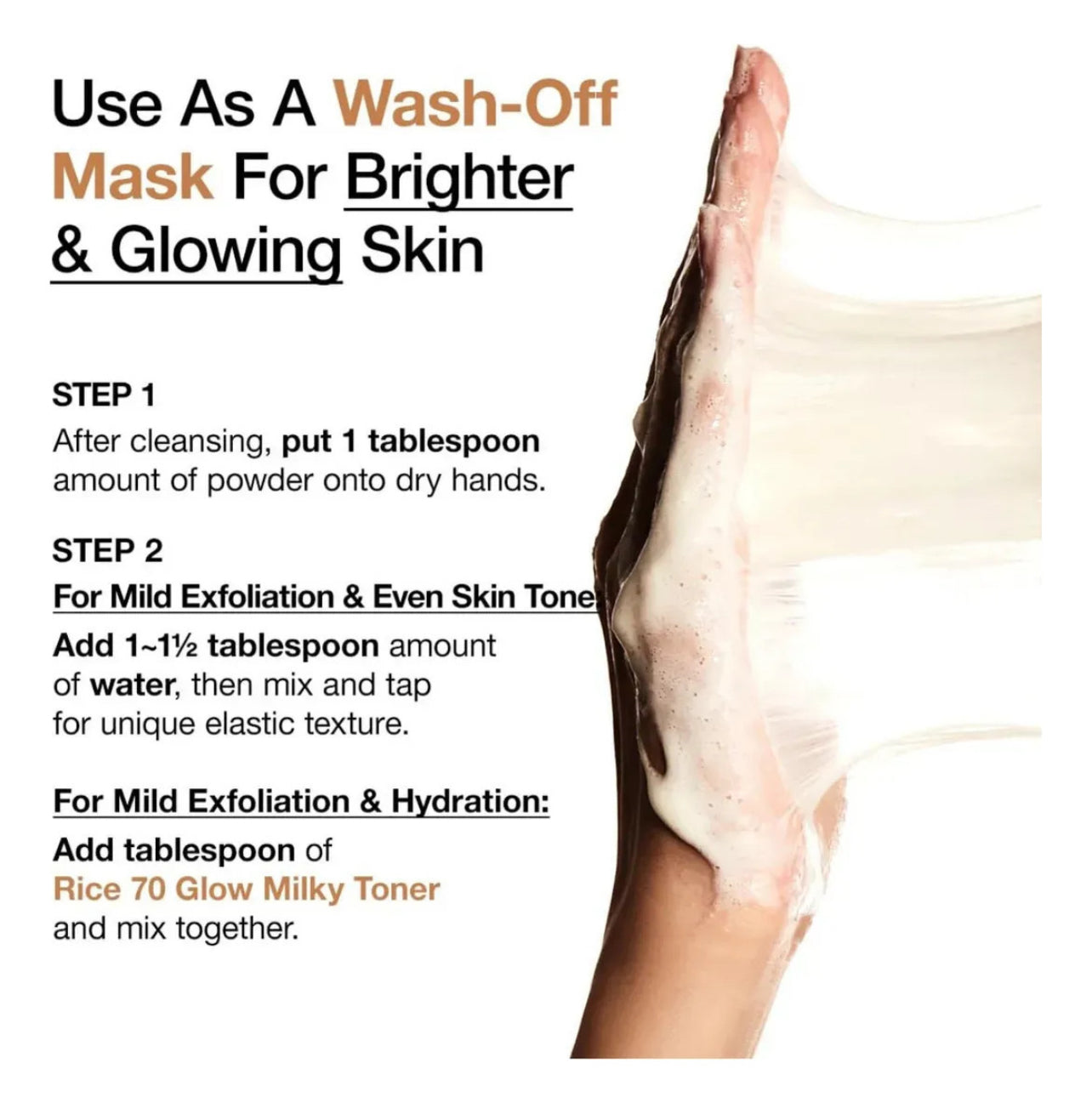 ANUA Rice Enzyme Brightening Cleansing Powder - Rice + Ceramide - 40 g