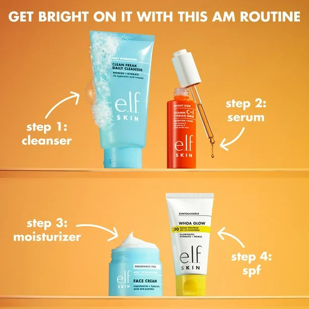 ELF Sérum e.l.f. SKIN Bright Icon Vitamina C + E + Ferúlico 30 ml