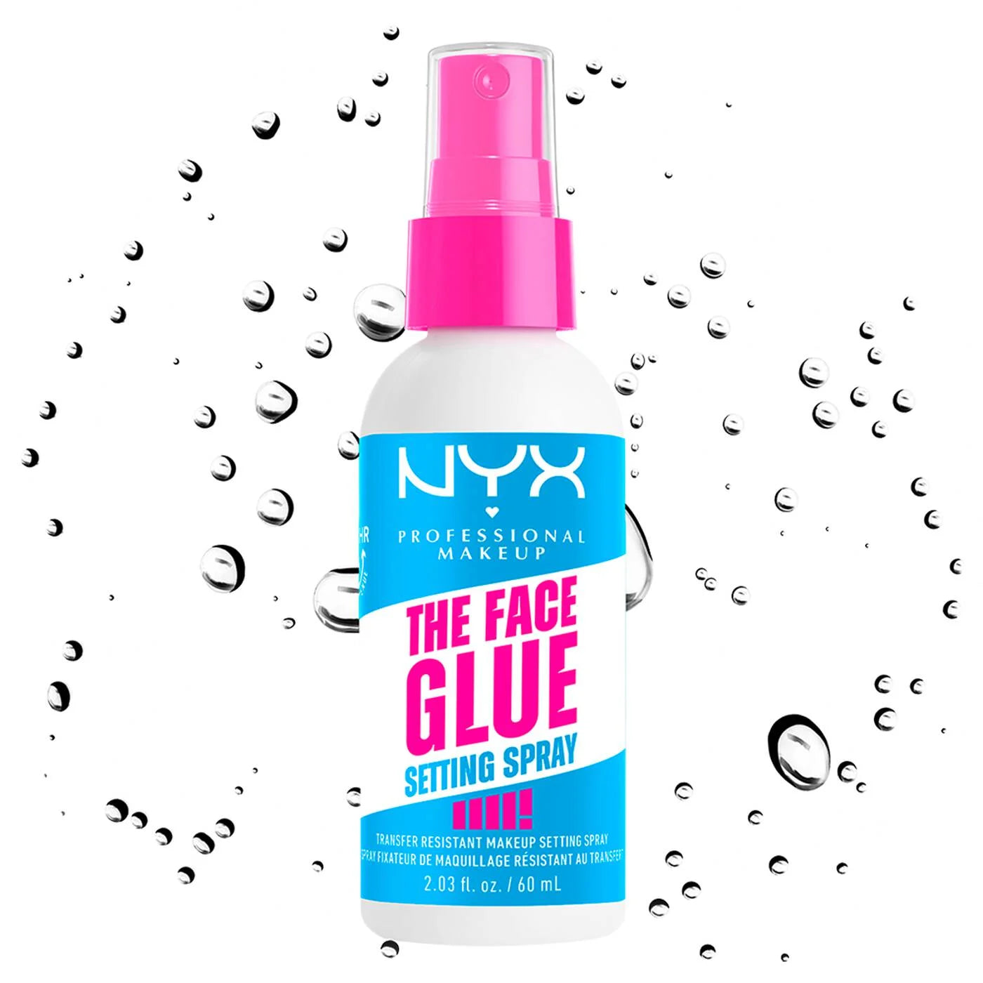 NYX The Face Glue Setting Spray - Fijador de maquillaje