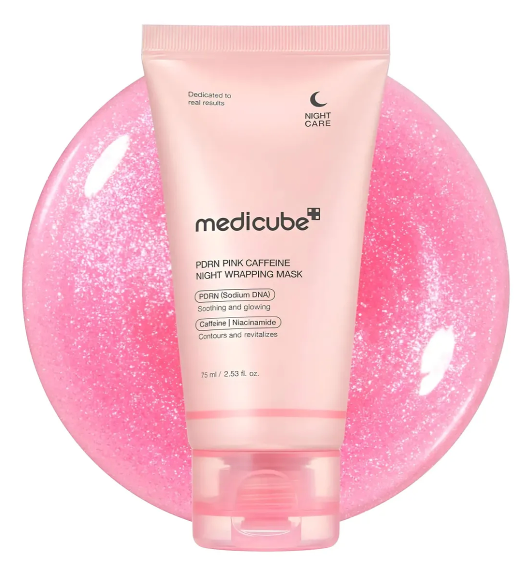 MEDICUBE Pdrn Pink Caffeine Night Wrapping Mask 75ml