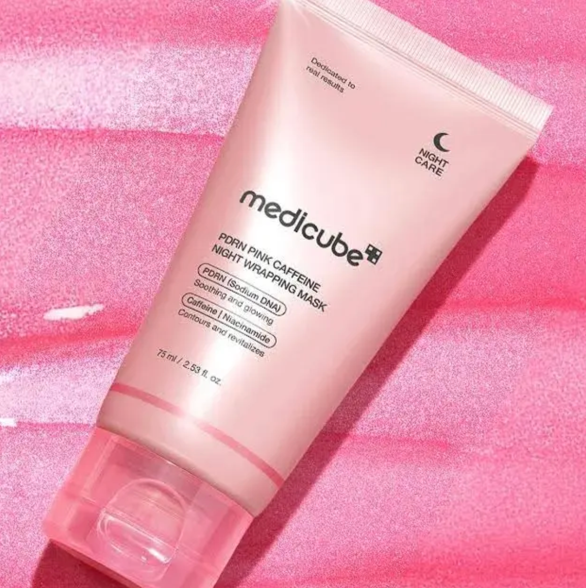 MEDICUBE Pdrn Pink Caffeine Night Wrapping Mask 75ml