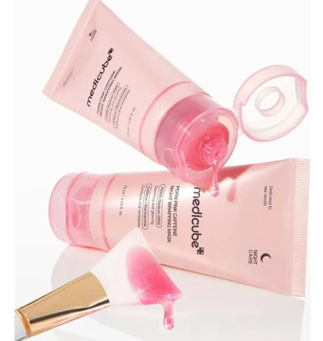 MEDICUBE Pdrn Pink Caffeine Night Wrapping Mask 75ml