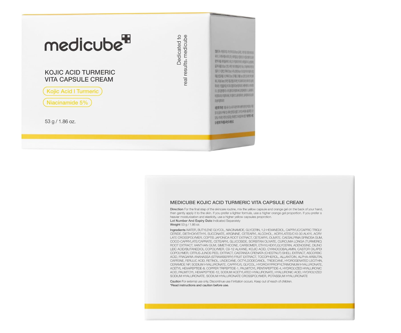 MEDICUBE Kojic Acid Turmeric Vita Capsule Cream 53g
