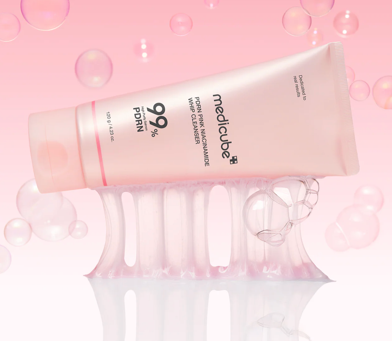 MEDICUBE Pdrn Pink Niacinamide Whip Cleanser 120g
