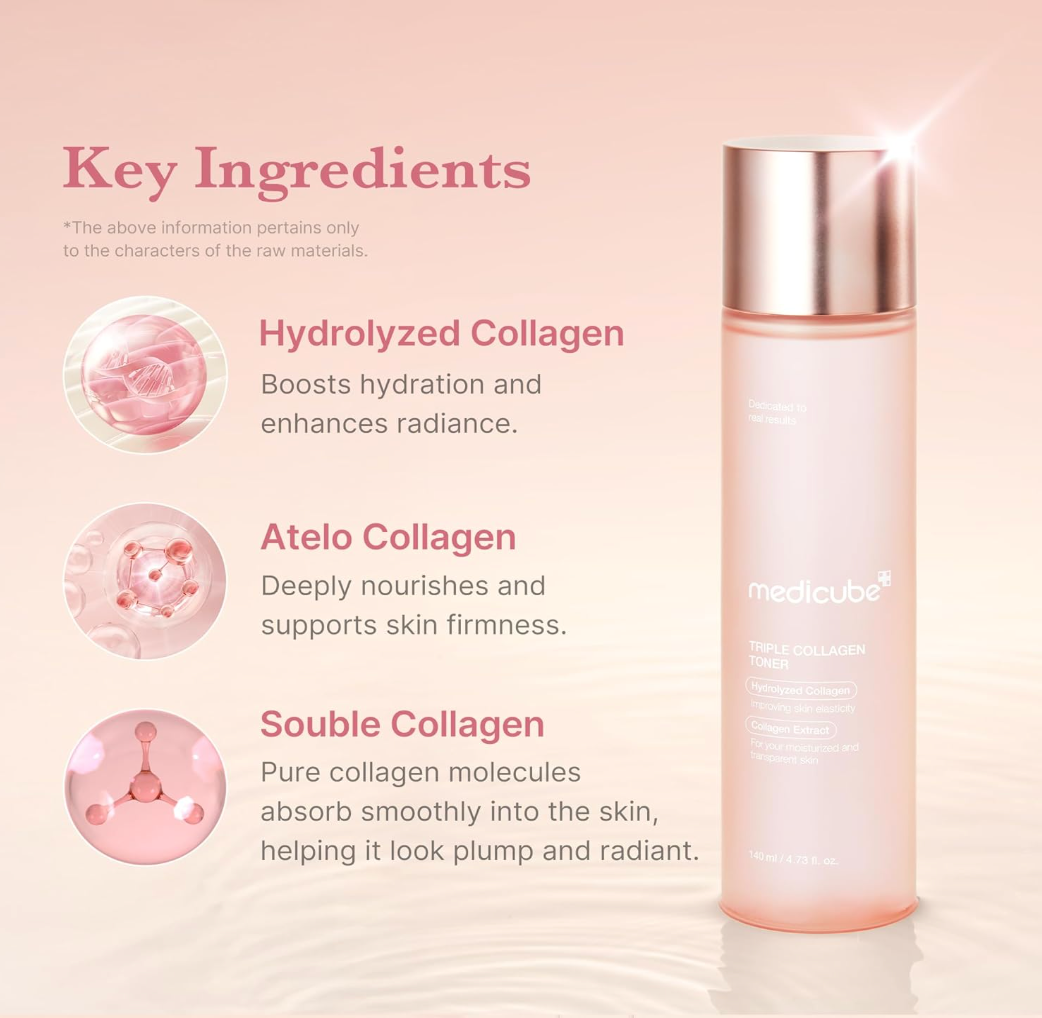 MEDICUBE Triple Collagen Tóner 140ml