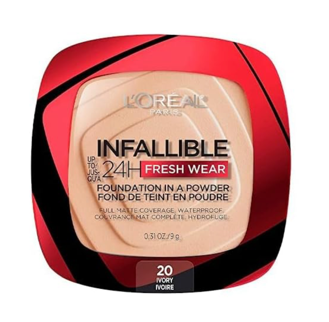 LOREAL Paris Infallible 24H Fresh Wear, Base de Maquillaje en Polvo
