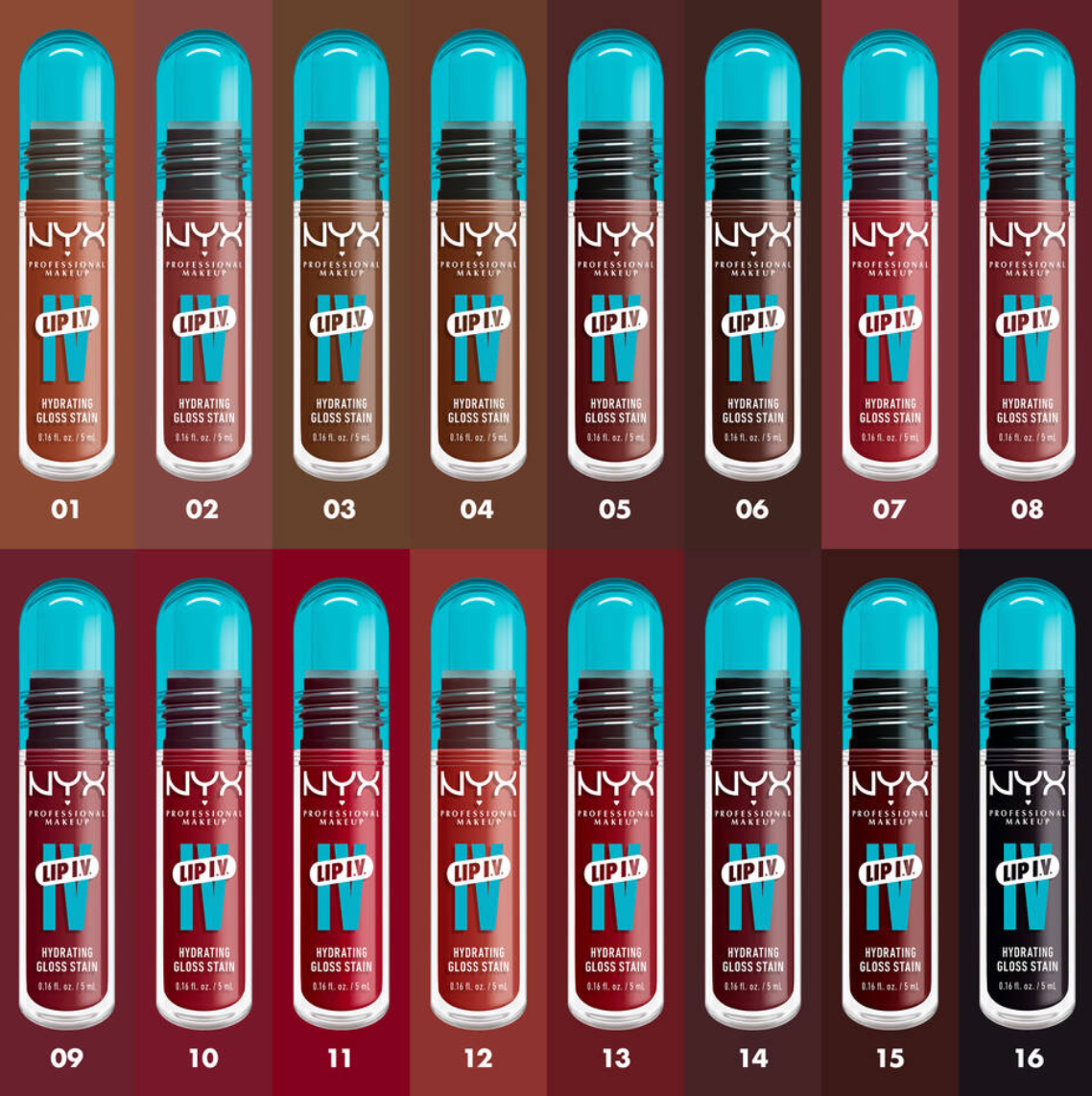 NYX Lip I.V. Tinta Labial Hidratante Gloss