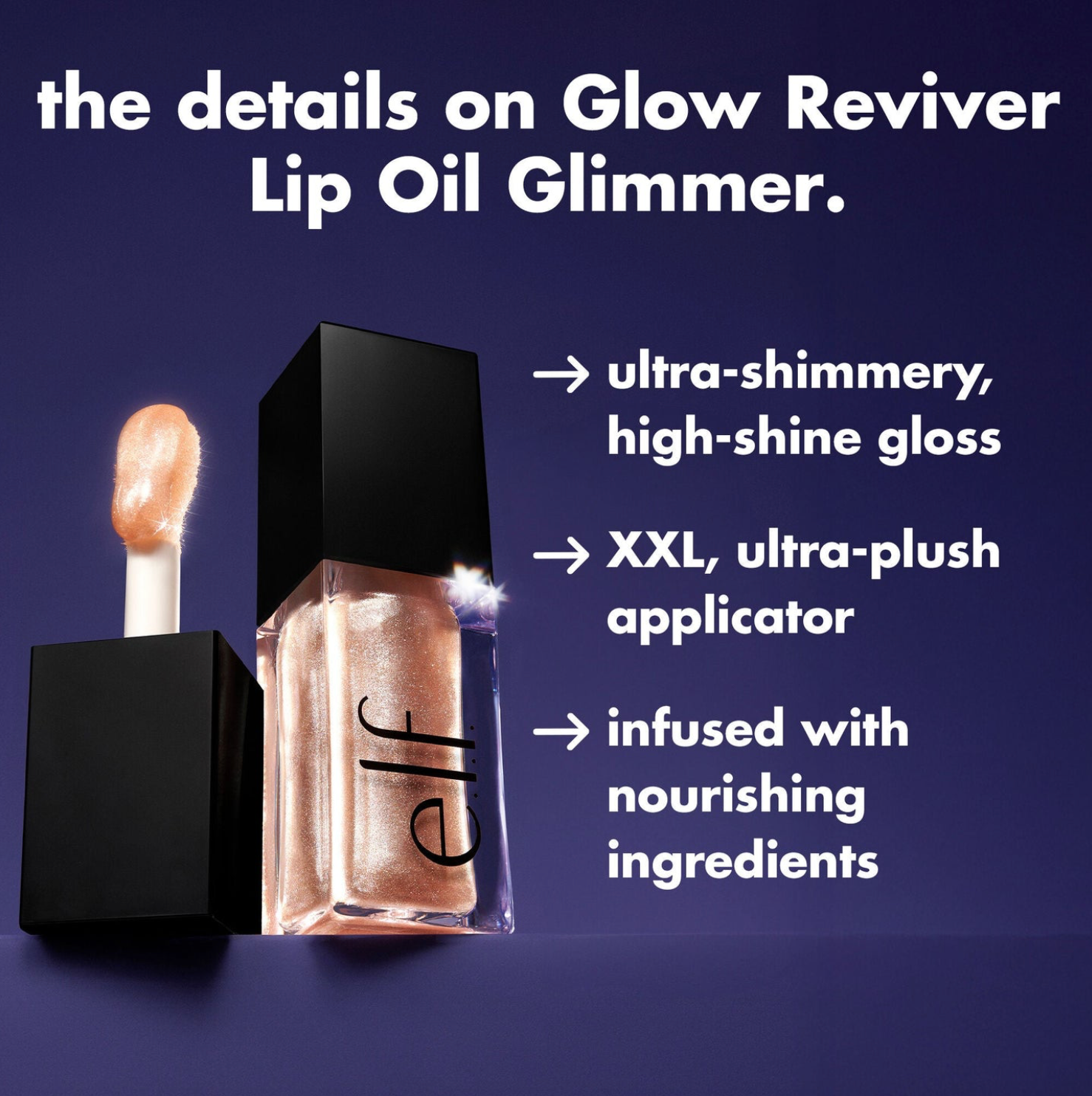 e.l.f. Glow Reviver Lip Oil Glimmer