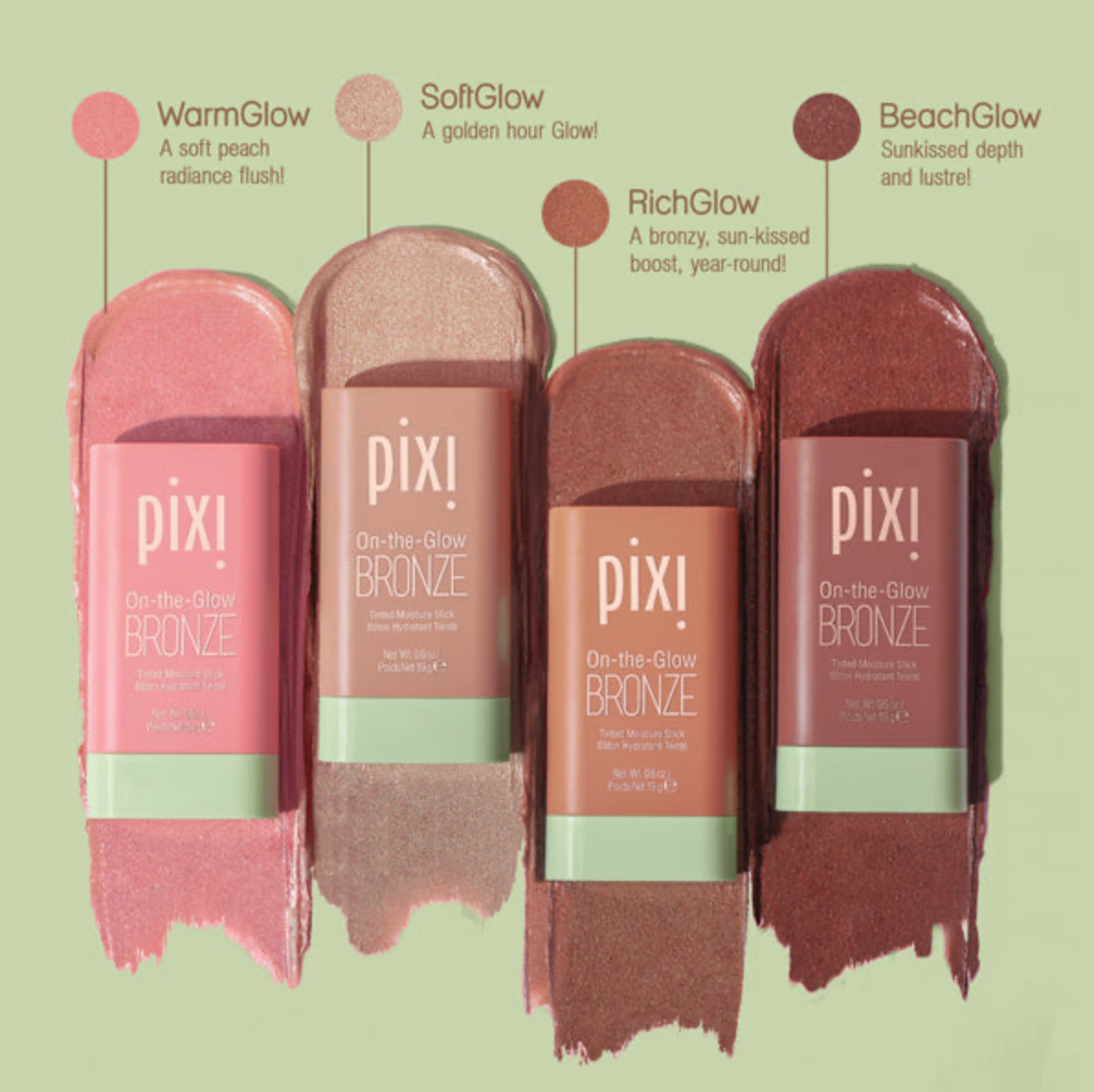 PIXI On-the-Glow Bronze Bronceador en Barra