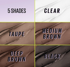 MAYBELLINE Gel para cejas tono 264 Black SuperLock, 7ml