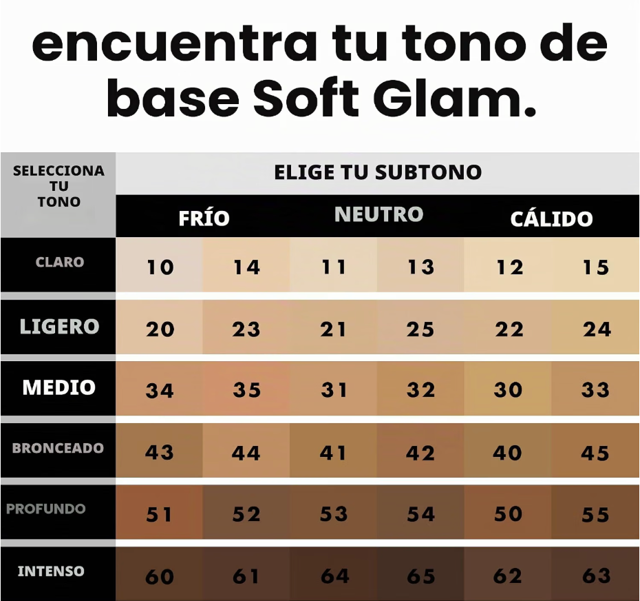 ELF Base Soft Glam, cobertura media, base de larga duración  30ml