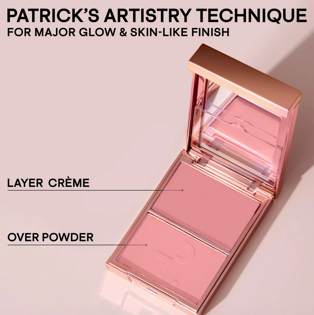 PATRICK TA Double-Take Creme & Powder Blush Duo