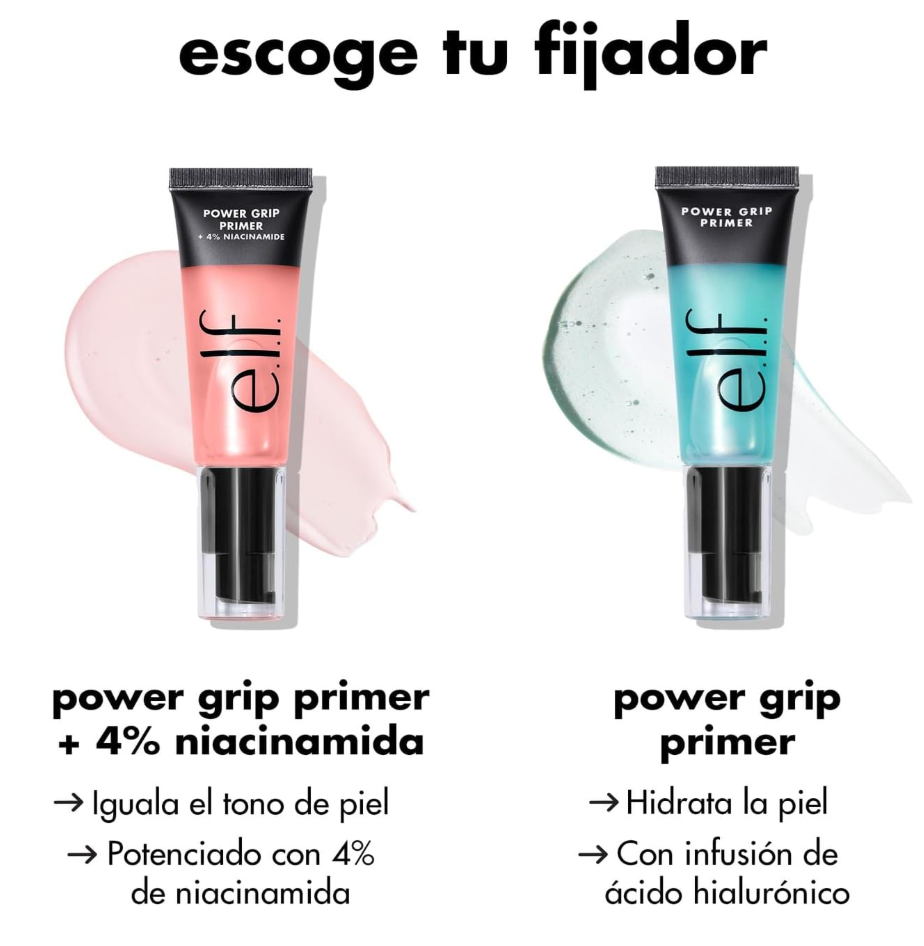 ELF Power Grip Primer Prebase en Gel con Niacinamida