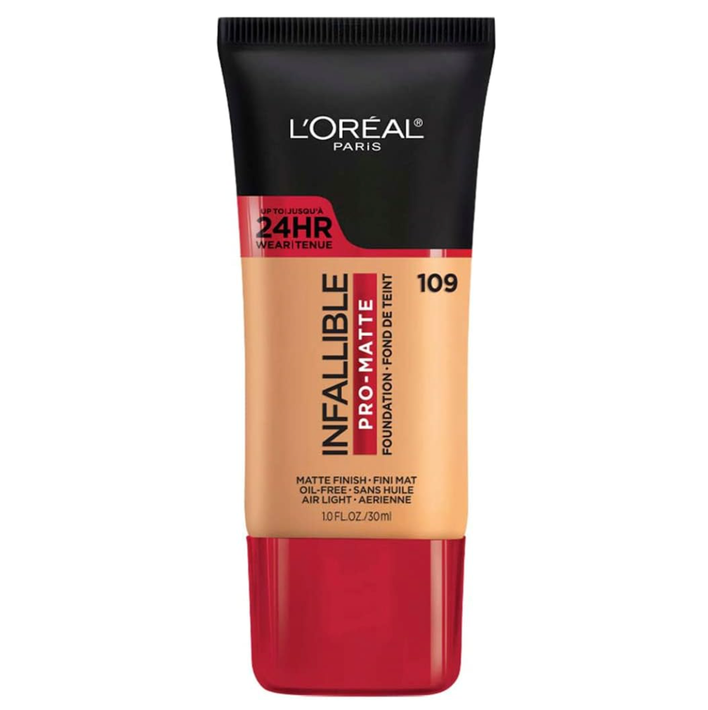 Base de maquillaje líquida de larga duración, Infallible 24h Pro-matte - Classic Tan 109