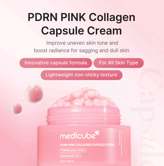 MEDICUBE Pdrn Pink Collagen Capsule Cream