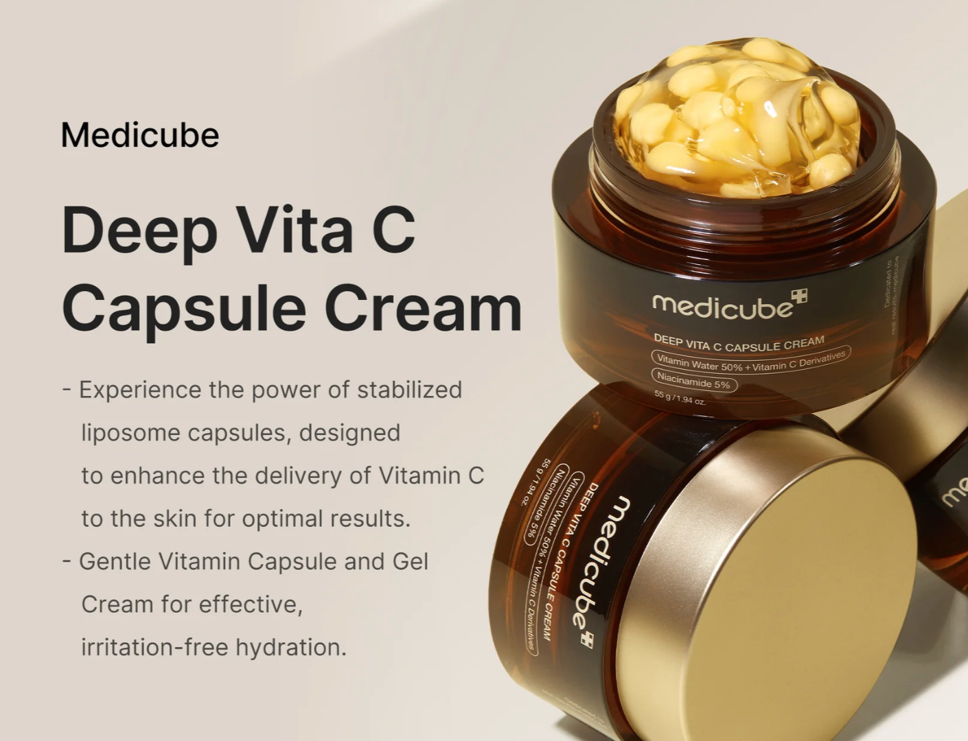 MEDICUBE Deep Vita C Capsule Cream