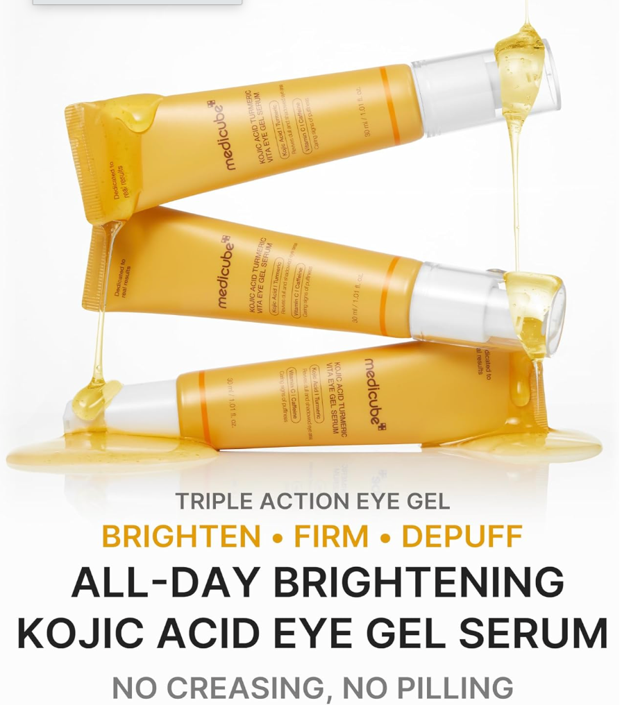 MEDICUBE Kojic Acid Turmeric Vita Eye Gel Serum 30ml