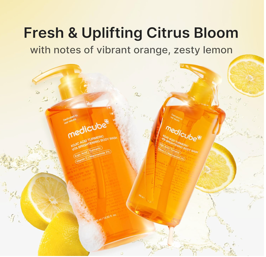 MEDICUBE Kojic Acid Turmeric Vita Brightening Body Wash 400ml