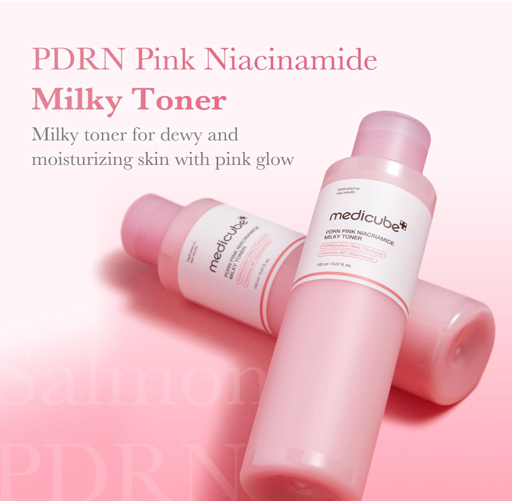 MEDICUBE Pdrn Pink Niacinamide Milky Toner 150ml