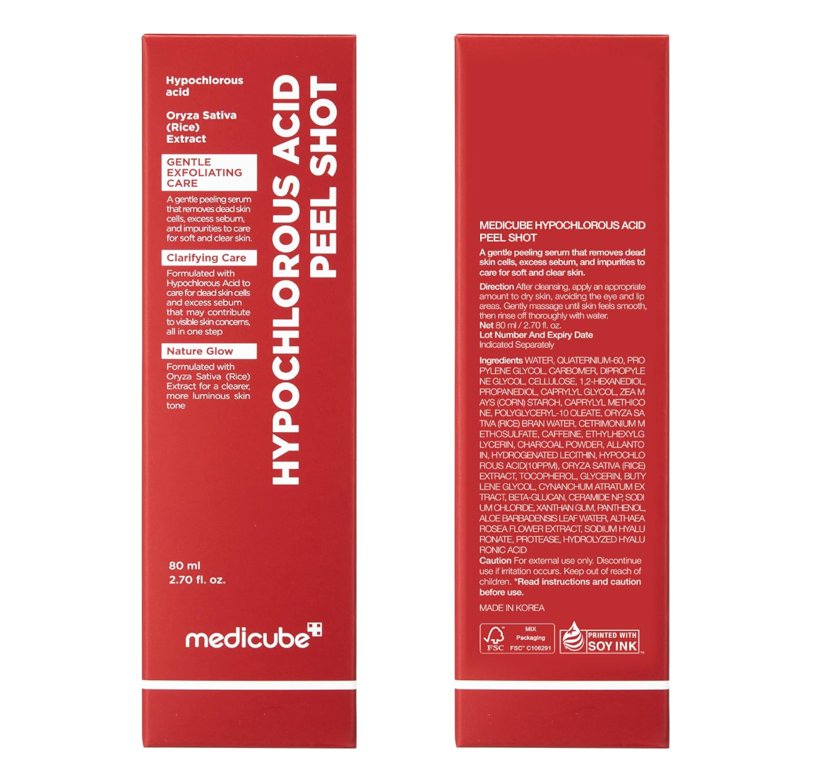 MEDICUBE Hypochlorous Acid Peel Shot 80ml