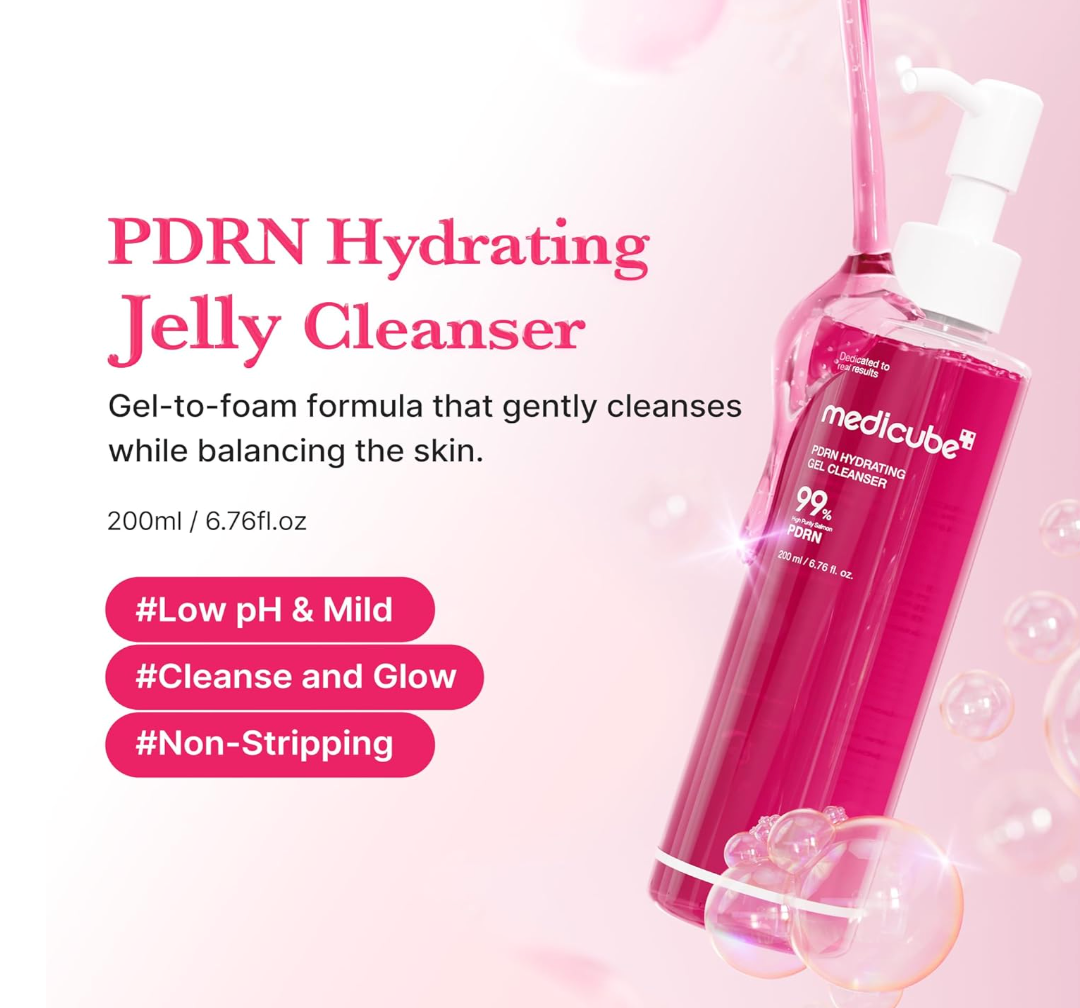 MEDICUBE Pdrn Hydrating Gel Cleanser 200ml