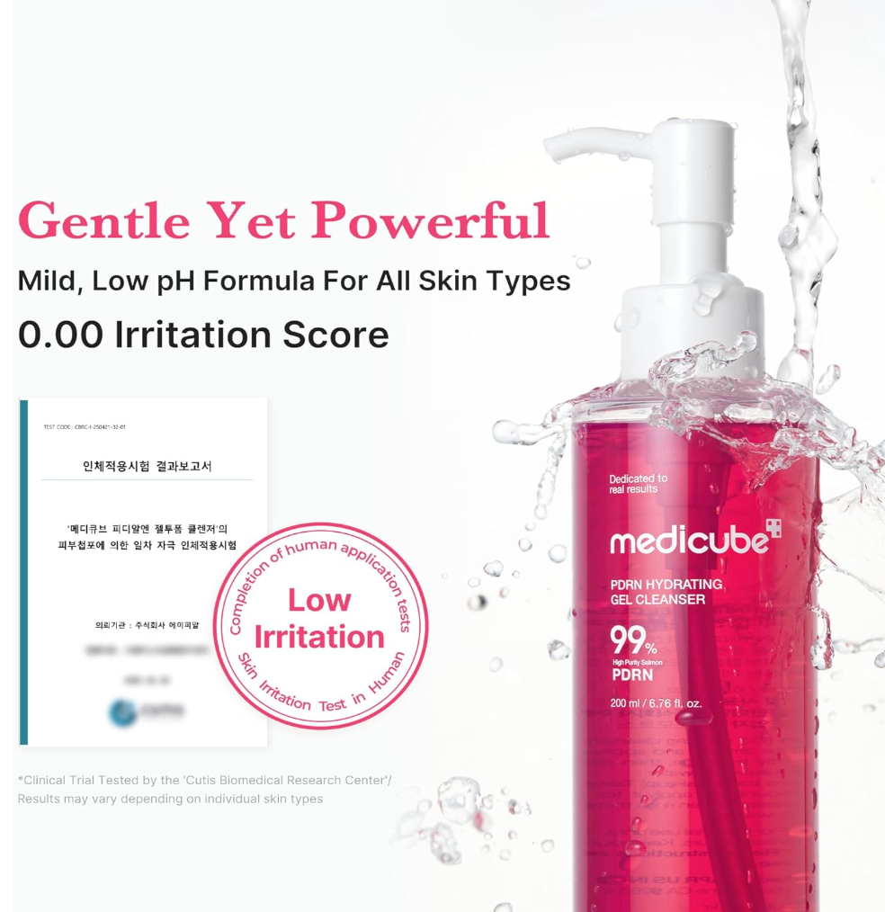 MEDICUBE Pdrn Hydrating Gel Cleanser 200ml