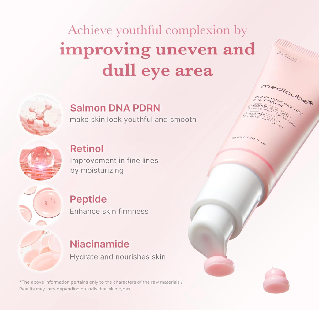 MEDICUBE Pdrn Pink Peptide Eye Cream