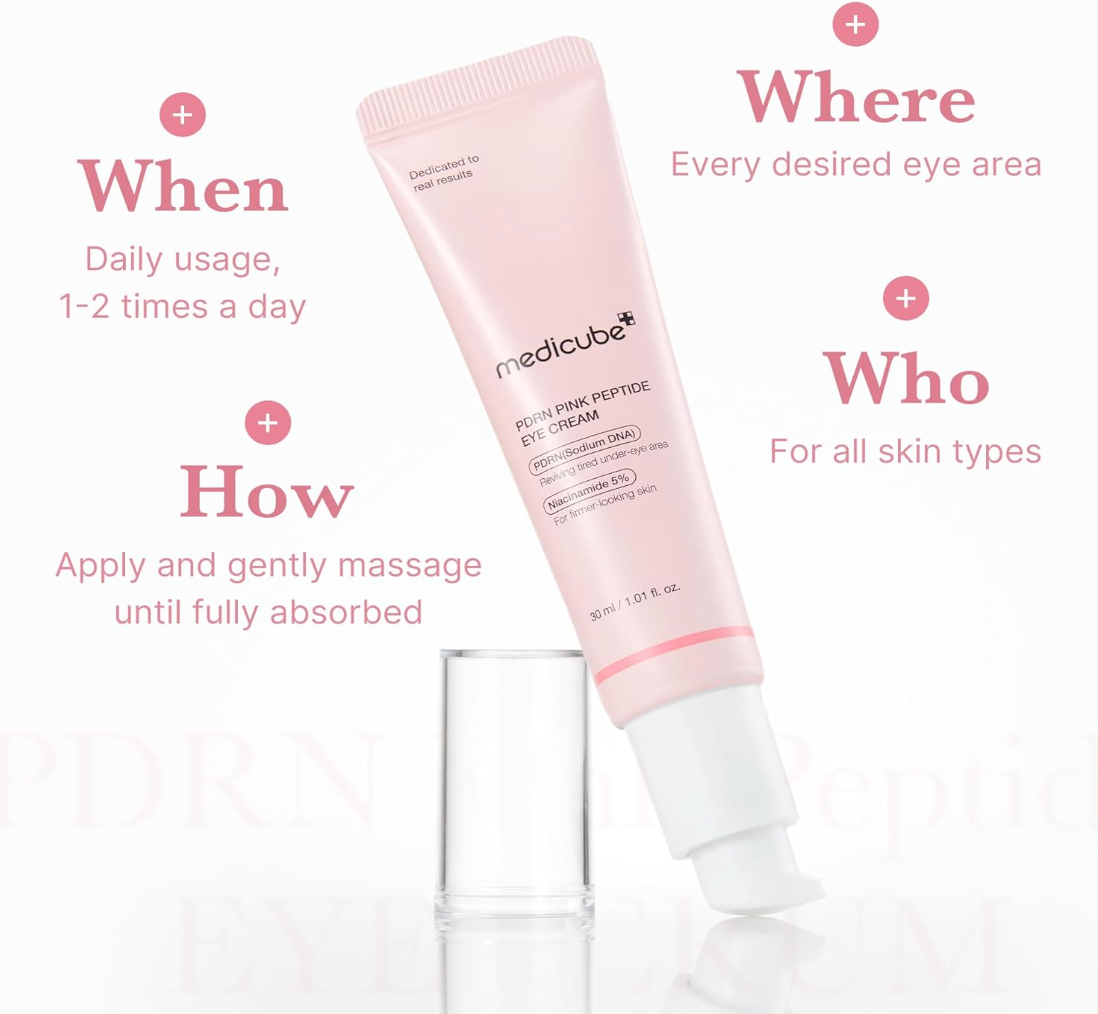 MEDICUBE Pdrn Pink Peptide Eye Cream