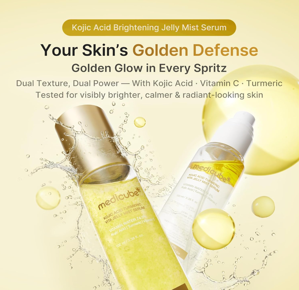 MEDICUBE Kojic Acid Turmeric Vita Jelly Mist Serum 100ml