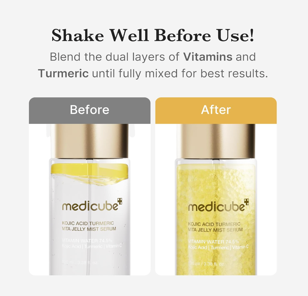 MEDICUBE Kojic Acid Turmeric Vita Jelly Mist Serum 100ml
