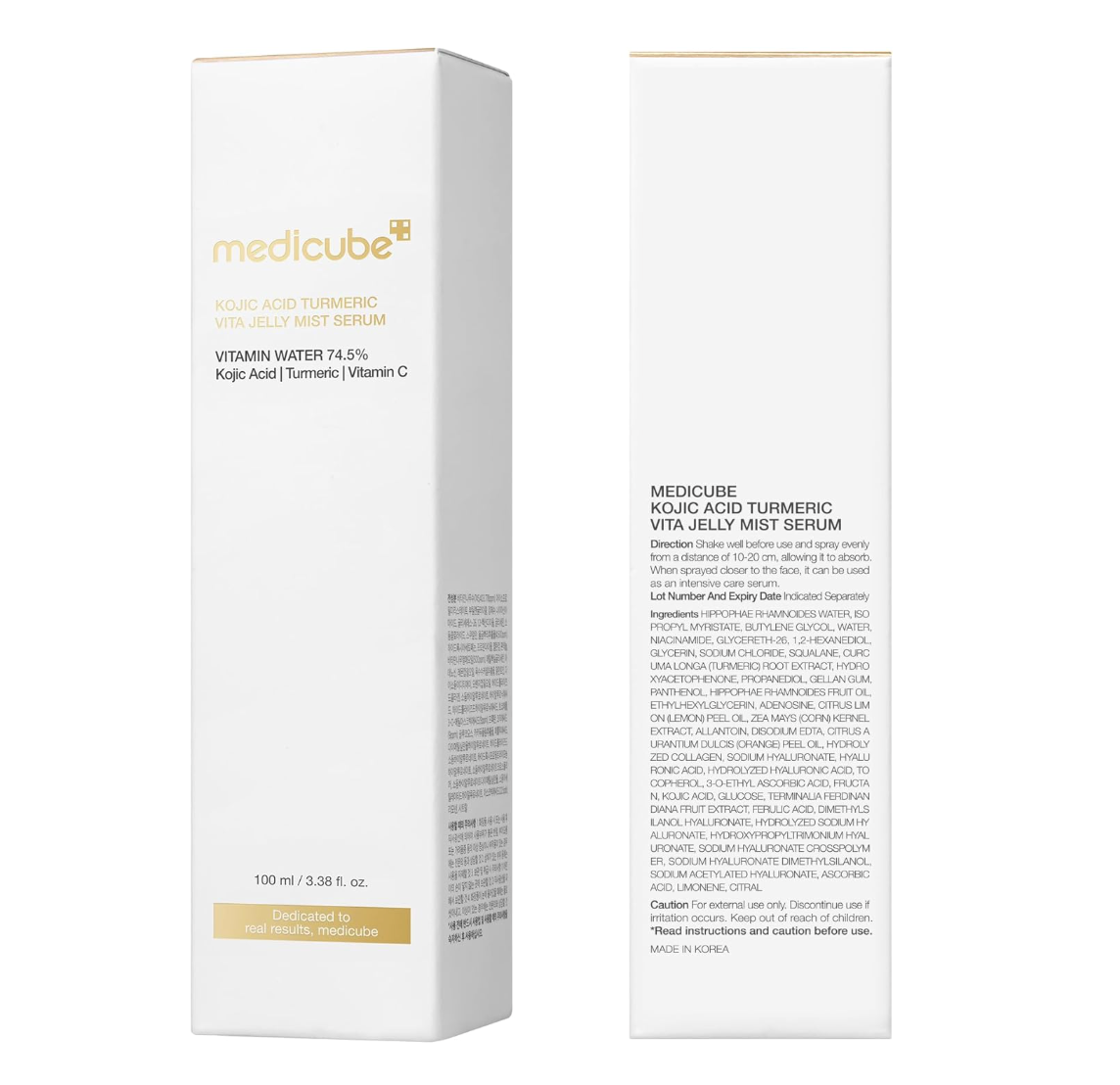 MEDICUBE Kojic Acid Turmeric Vita Jelly Mist Serum 100ml