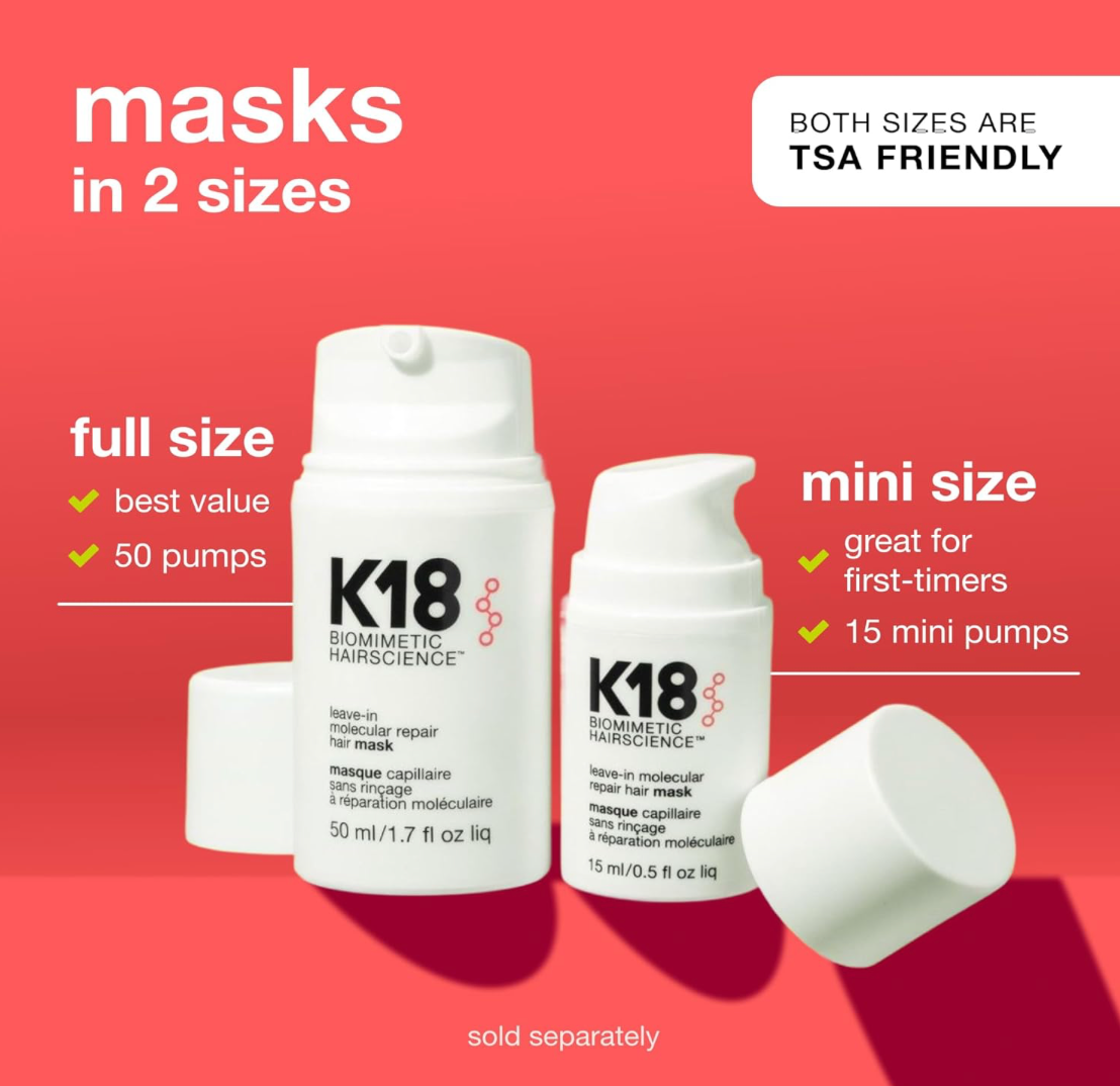 K18 Hair - Mascarilla capilar reparadora molecular Leave-In